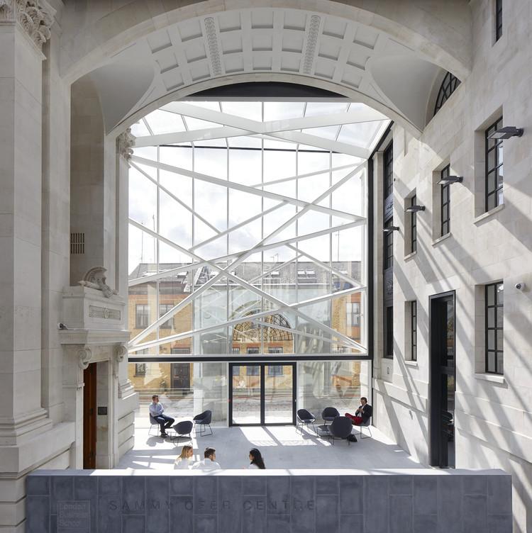 London Business School, The Sammy Ofer Centre / Sheppard Robson - Windows, Facade, Beam, Arch, Chair, Column