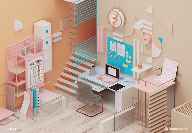 Gallery of These Office Interiors are Inspired by Well-Known Fonts - 8