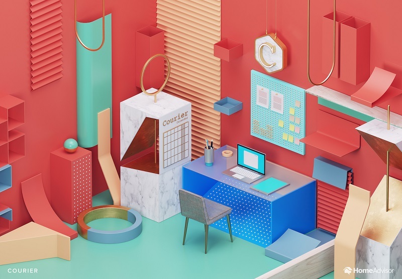 Gallery of These Office Interiors are Inspired by Well-Known Fonts - 9
