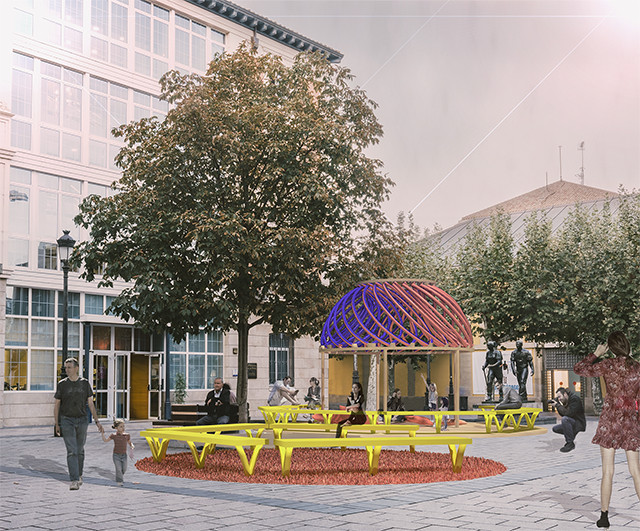 Meet the winners of the 'Competition for the Design and Realization of Interventions at Concéntrico 04' - Image 2 of 26