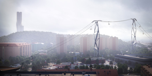 UNStudio Selected to Design New Cable Car in Gothenburg UNStudio Selected to Design New Cable Car in Gothenburg - Image 1 of 12