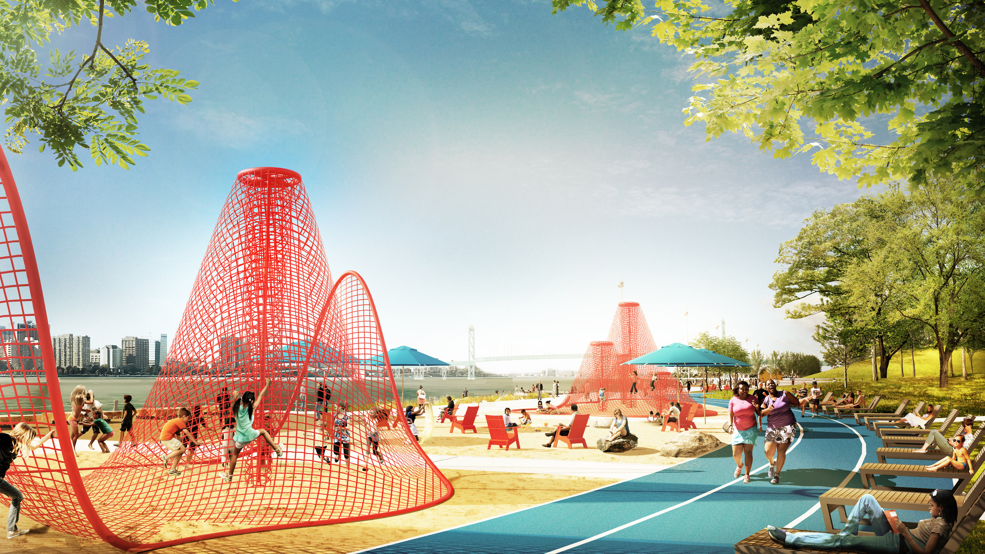 Detroit's Waterfront is Setting a Precedent for Community Led