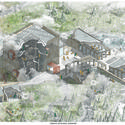 Emily Seden-Fowler (commended, Hybrid category): Knowledge Hub and Community Support Spaces - Studying Seasons and Community Interactions. Image Courtesy of Sir John Soane's Museum