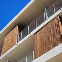 Le Jardin du Côteau / Christian Blachot Architecture - Apartments, Facade, Handrail, Beam