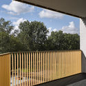 BishopsWood Court / Daykin Marshall Studio - Refurbishment, Deck, Fence, Facade, Handrail, Balcony