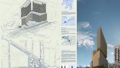 Mobil Arquitectos + ARUP, finalistas del concurso Puerta Las Condes con 'Apoquindo 6000'