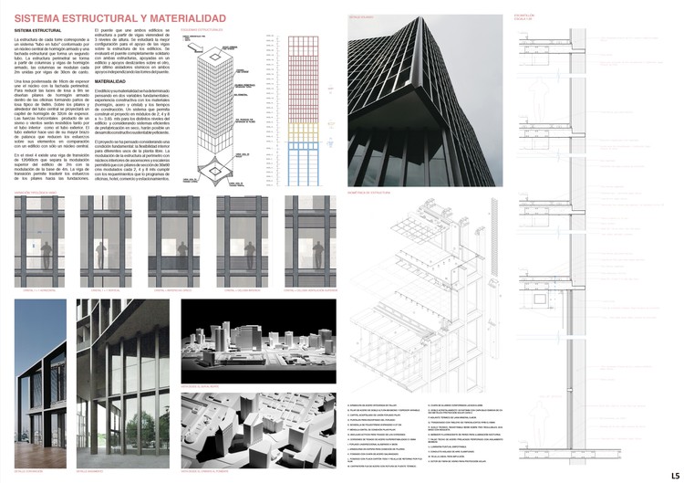 Prieto Schaffer Arquitetos + OAB finalistas do concurso Puerta Las Condes com 'Edifício Plaza Manquehue' - Imagem 13 de 21