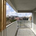 Les Carrés de Bellefontaine  / Taillandier Architectes Associés - Apartments, Facade, Stairs, Handrail, Balcony, Beam