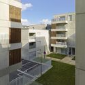Les Carrés de Bellefontaine  / Taillandier Architectes Associés - Apartments, Courtyard, Facade, Fence