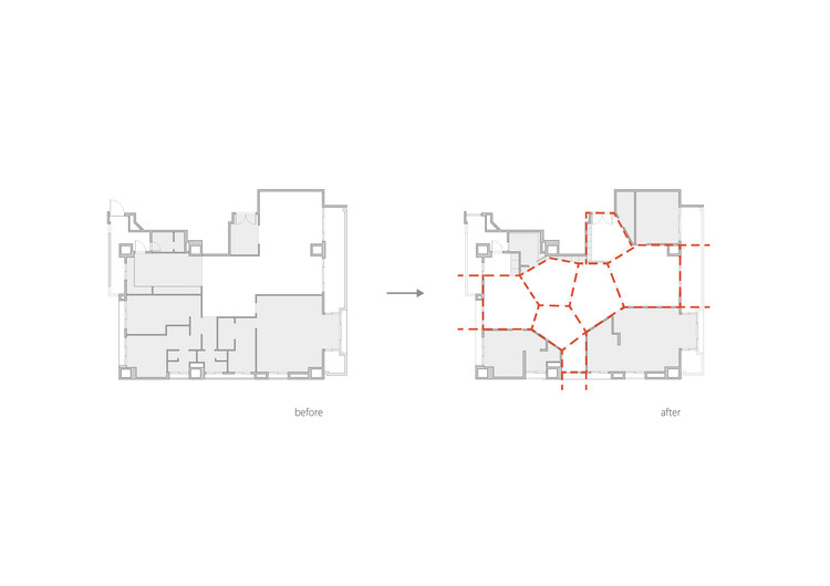 Existing Floor Plan and Altered Floor Plan