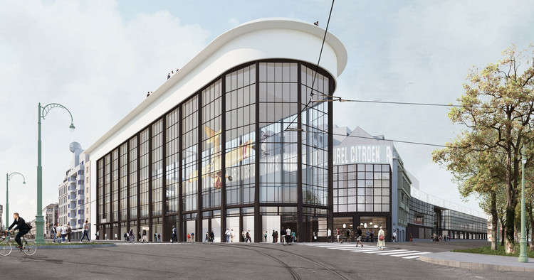 布鲁塞尔'蓬皮杜中心'敲定获胜方案，雪铁龙旧车厂变身全透明艺术场所 - 更多图片