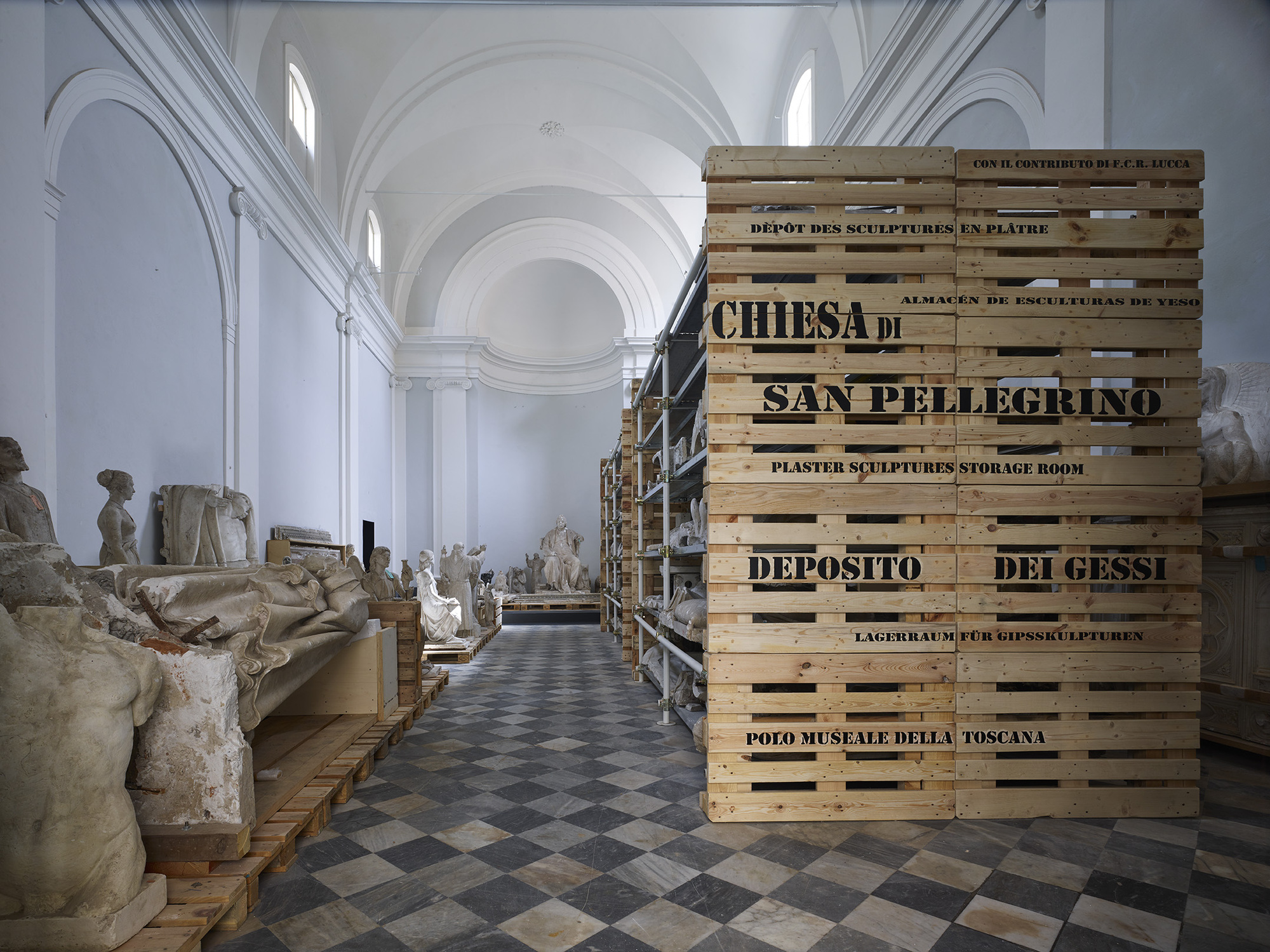 San Pellegrino Church Restoration And Outfitting Of Plaster