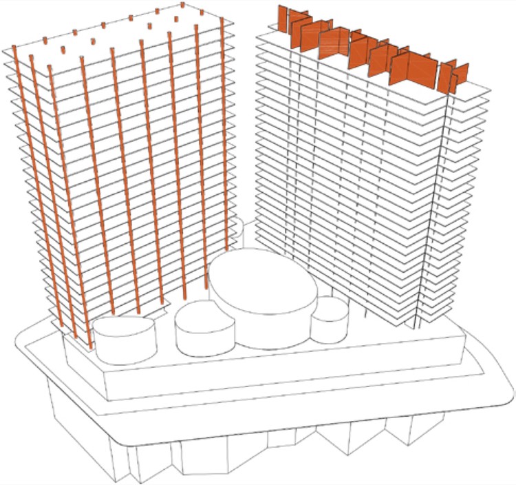  Propuesta de Cristián Fernández Arquitectos para el concurso Puerta Las Condes - Imagen 16 de 28