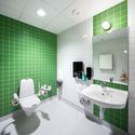 Atlas Garden / Sweco Architects - Office Buildings, Bathroom, Sink, Lighting, Toilet, Bathtub, Chair, Shower