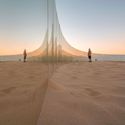 On Cottesloe Beach, Gjøde & Partnere Arkitekter Create a Floating Desert Island for Sculpture By The Sea - Image 1 of 15