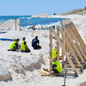 On Cottesloe Beach, Gjøde & Partnere Arkitekter Create a Floating Desert Island for Sculpture By The Sea - Image 2 of 15