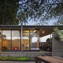 Grasshopper Studio and Courtyard / Wittman Estes - Door, Bench, Facade