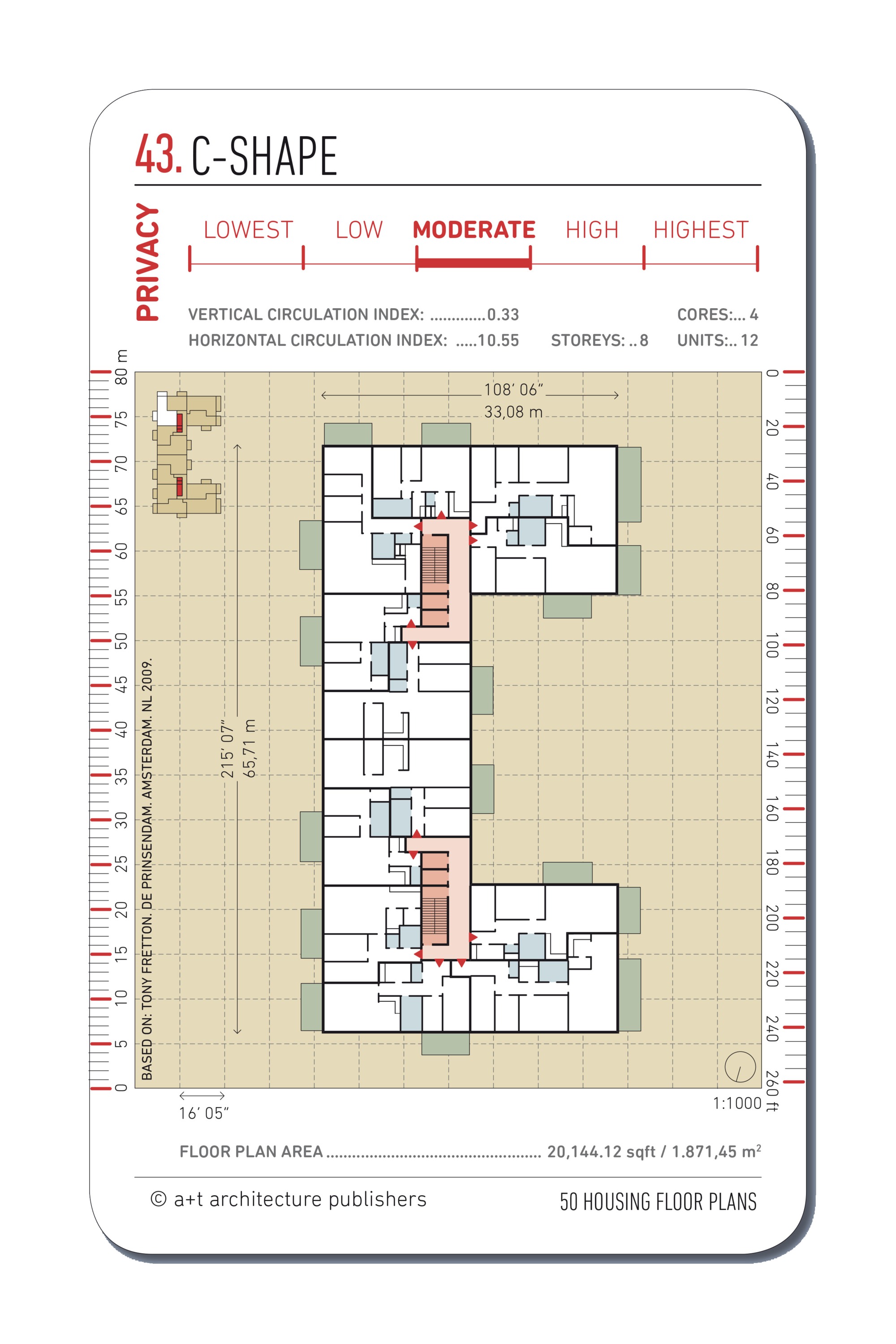 Gallery of 20 Examples of Floor Plans for Social Housing - 13