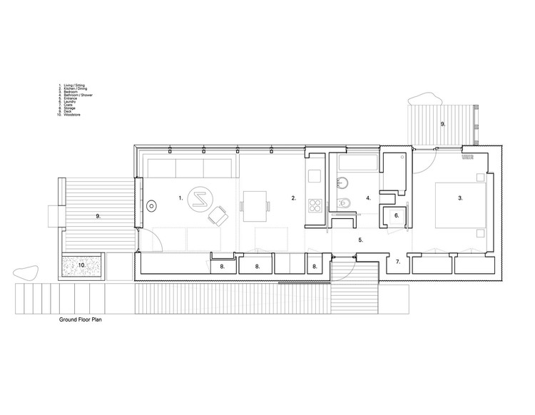 House Plans Under 100 Square Meters: 30 Useful Examples - Image 56 of 61