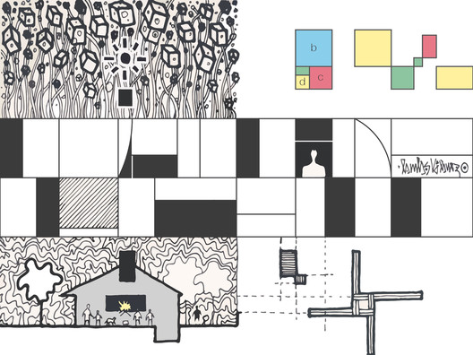 Contemporary Ecuadorian architecture in freehand illustrations - Image 4 of 12