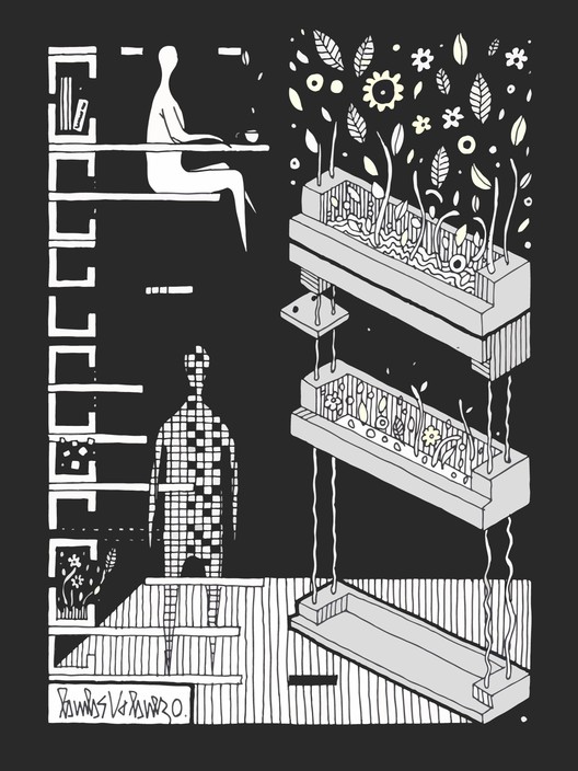 Contemporary Ecuadorian architecture in freehand illustrations - Image 12 of 12