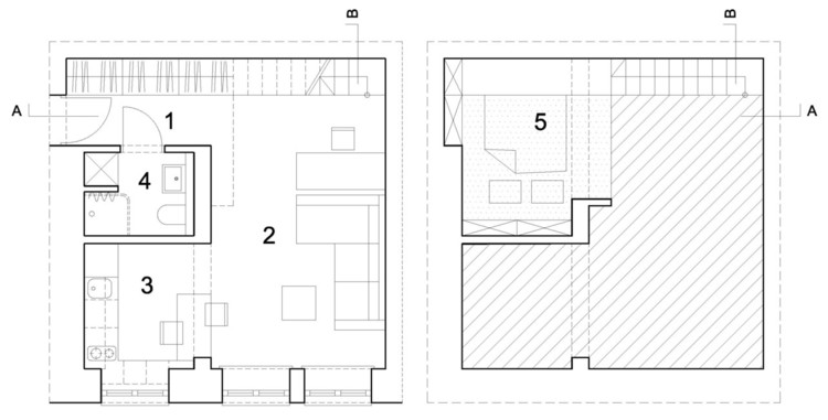 House Plans Under 50 Square Meters: 30 More Helpful Examples of Small-Scale Living - Image 7 of 62