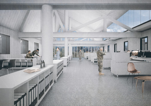 Preliminary Design Competition for the Educational Campus of the War Academy of Chile / elton_léniz + Forma Colectiva Preliminary Design Competition for the Educational Campus of the War Academy of Chile / elton_léniz + Forma Colectiva - Image 6 of 16
