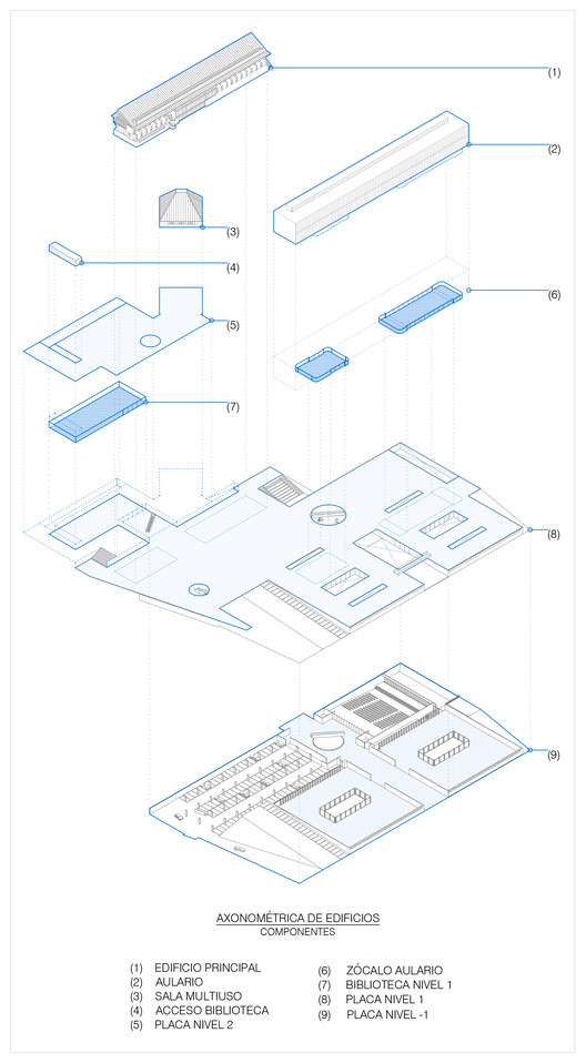 Preliminary Design Competition for the Educational Campus of the War Academy of Chile / elton_léniz + Forma Colectiva - Image 7 of 16