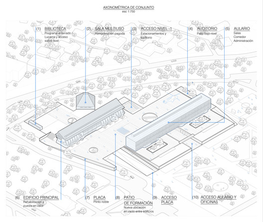 Preliminary Design Competition for the Educational Campus of the War Academy of Chile / elton_léniz + Forma Colectiva Preliminary Design Competition for the Educational Campus of the War Academy of Chile / elton_léniz + Forma Colectiva - Image 8 of 16