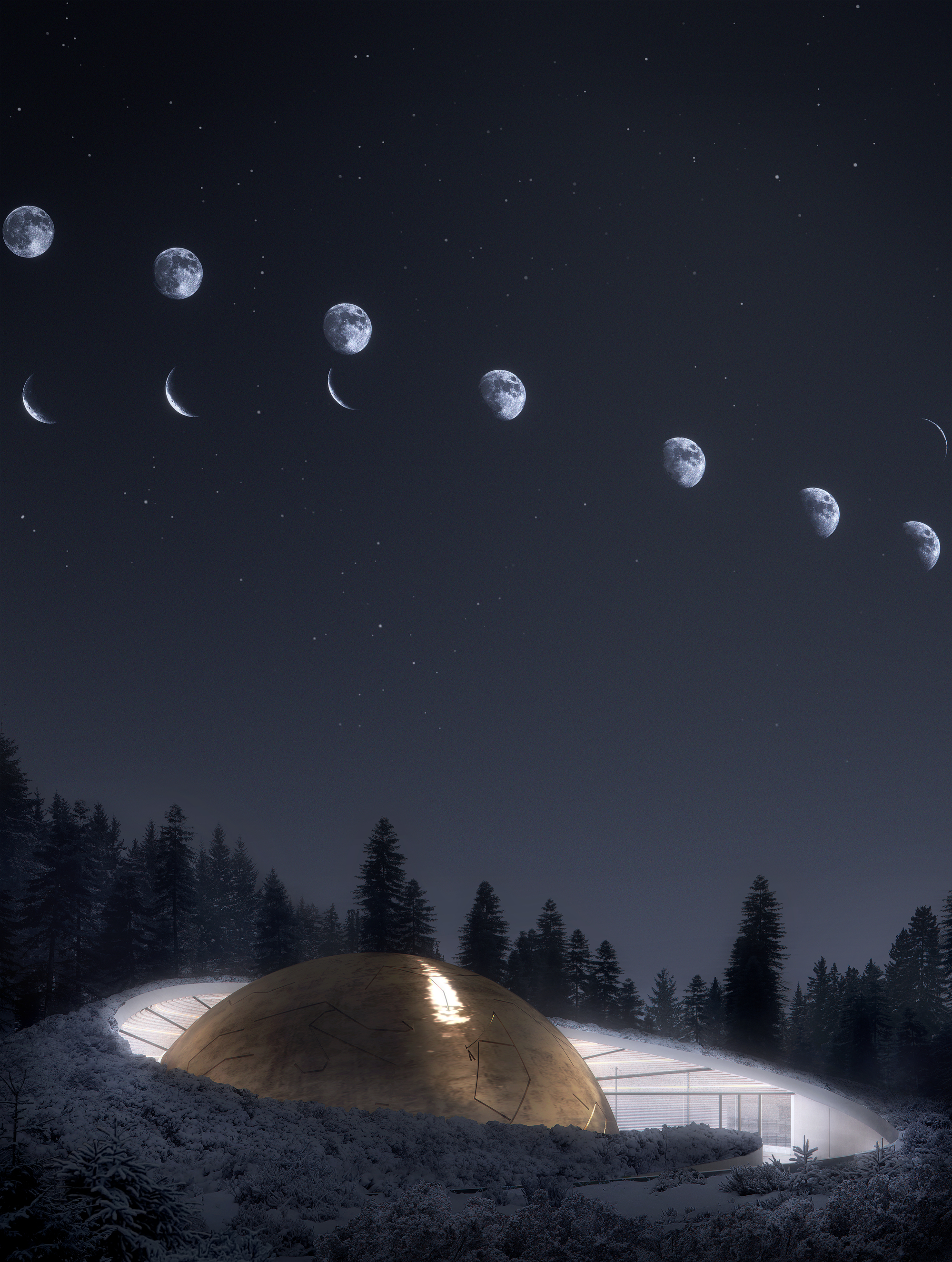 Gallery Of Snøhetta Designs Planetarium And Interstellar Cabins In