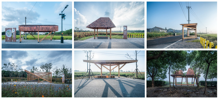 Five Architectural Practices Design Record of Six Pavilions: The Watchmen of Shanghai Jiabei Country Park - More Images