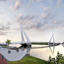 UNStudio Triumphs in Competition for New Budapest Bridge Over the River Danube - Image 3 of 4