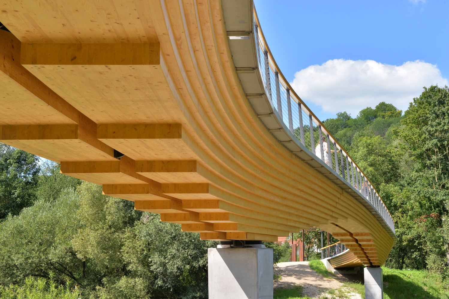 Galería de Puente de viga curva Neckartenzlingen / Ingenieurbüro ...
