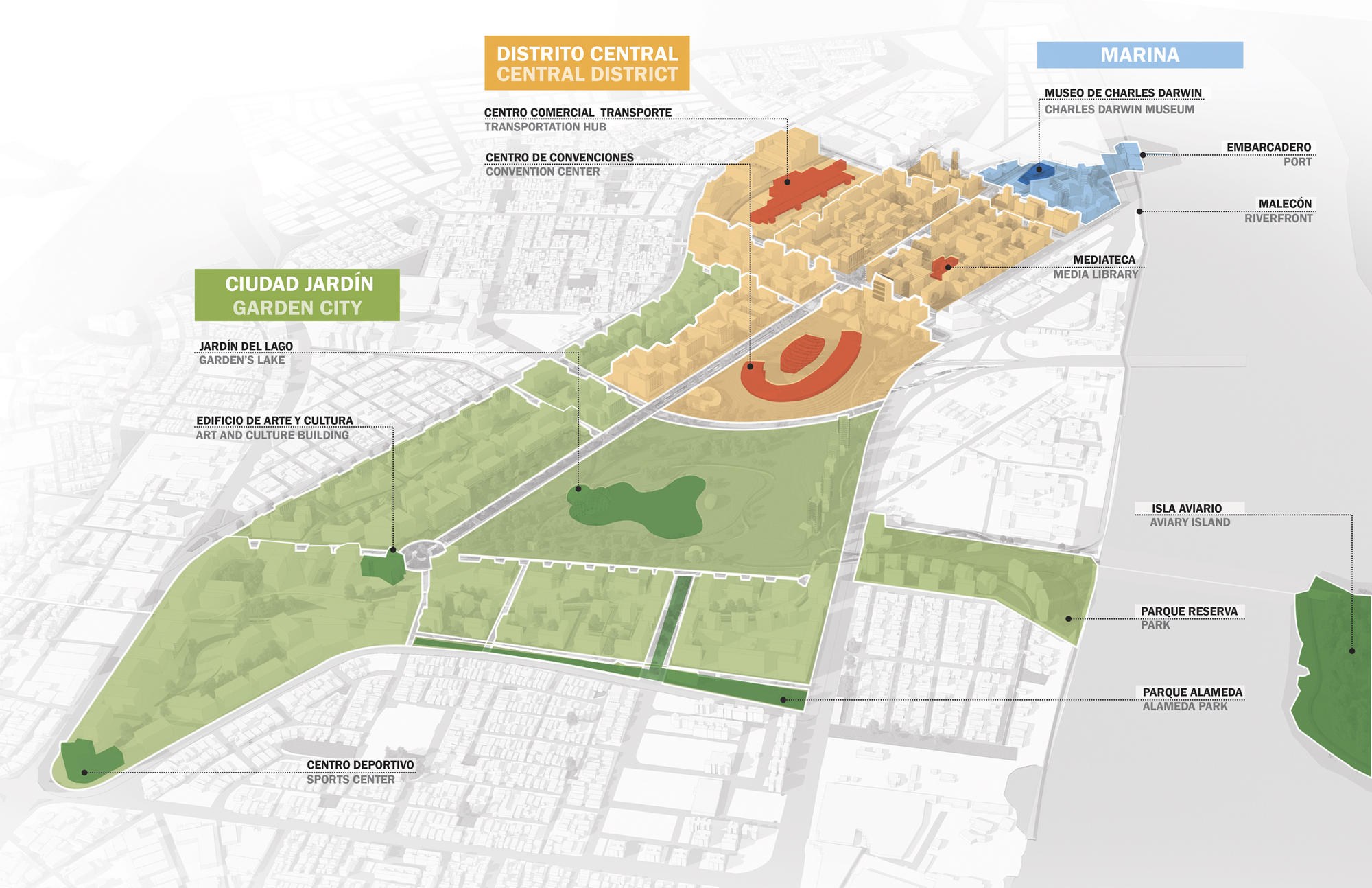 Galería de Perkins Eastman revela plan maestro de 240