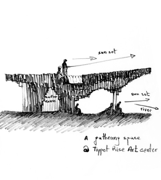 Francis Kéré to Design New Pine Log Pavilion for Tippet Rise Art Center - Image 5 of 7