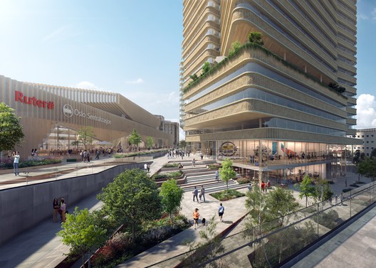 C.F. Møller Architects, Kristin Jarmund Architects and Rodeo Architects Propose Urban Realm in the Center of Oslo C.F. Møller Architects, Kristin Jarmund Architects and Rodeo Architects Propose Urban Realm in the Center of Oslo - Image 1 of 4