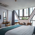 Venue Hotel / Aline Architect - Table, Windows, Bed, Chair, Bedroom