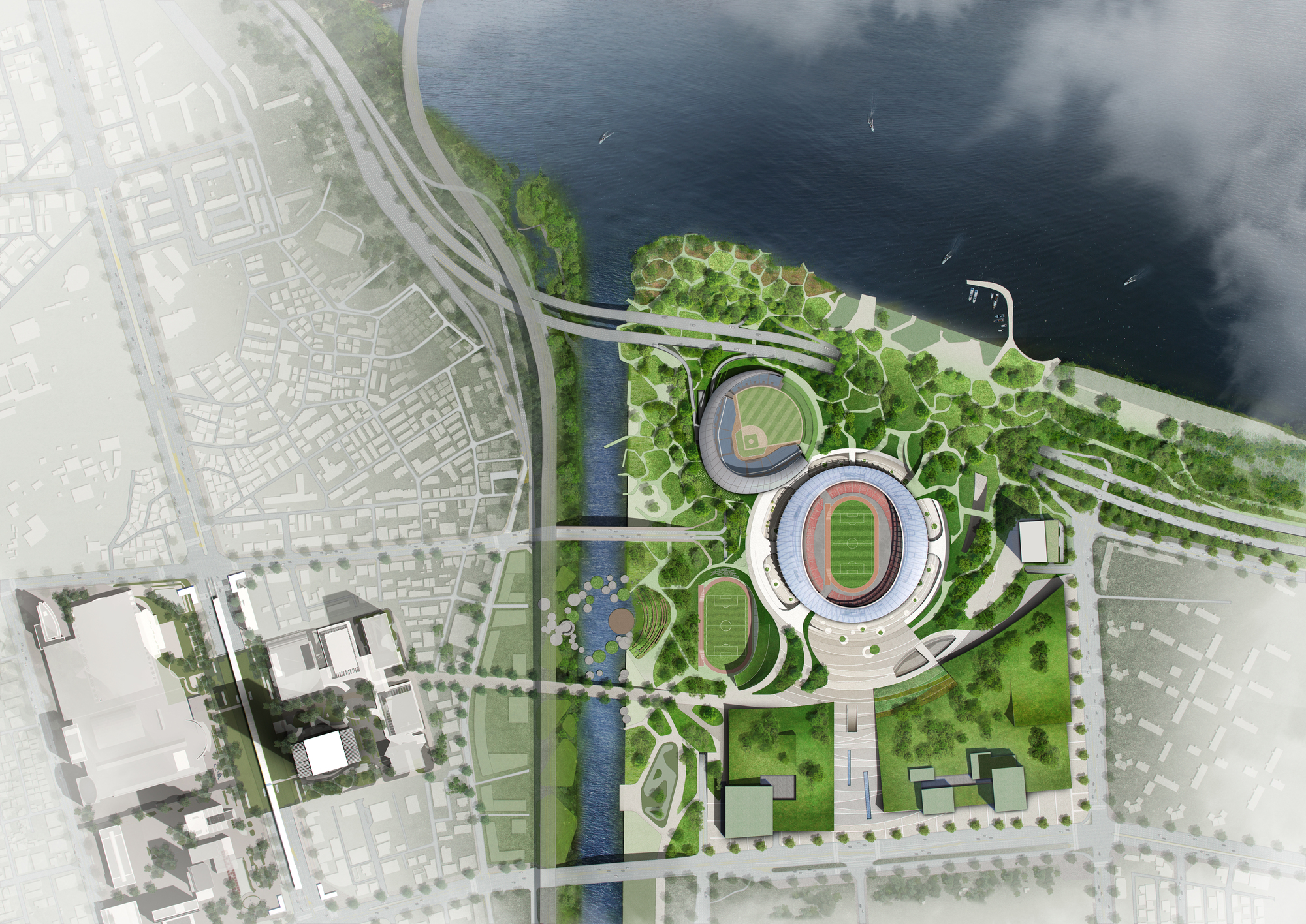 Gallery of Winning Design Revealed for New Complex Around Seoul’s