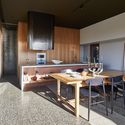 Bustle House / FMD Architects - Interior Photography, Kitchen, Table, Countertop, Chair