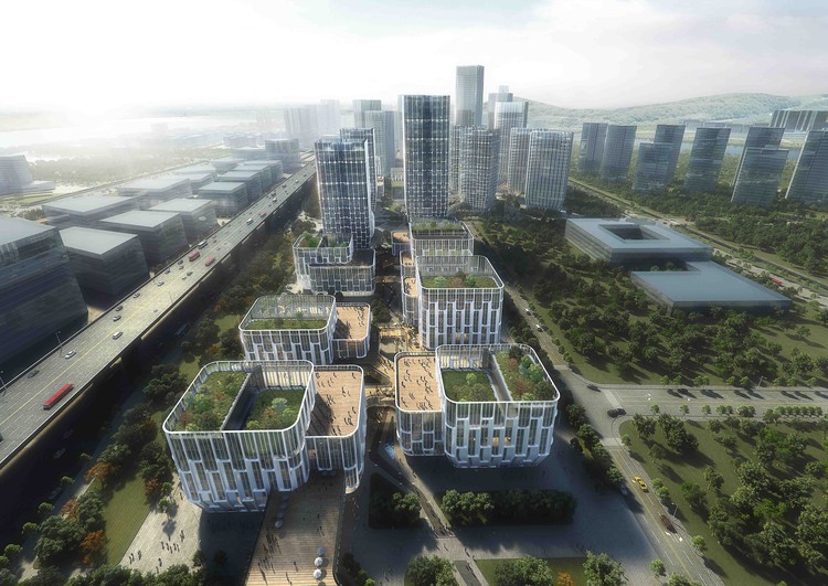 Aedas 赢得横琴科学城二期设计竞赛，11座塔楼将组成科研与生活综合社区 - Arch Daily 访谈