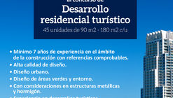 RESIDENTIAL TOURISM PROJECT COMPETITION