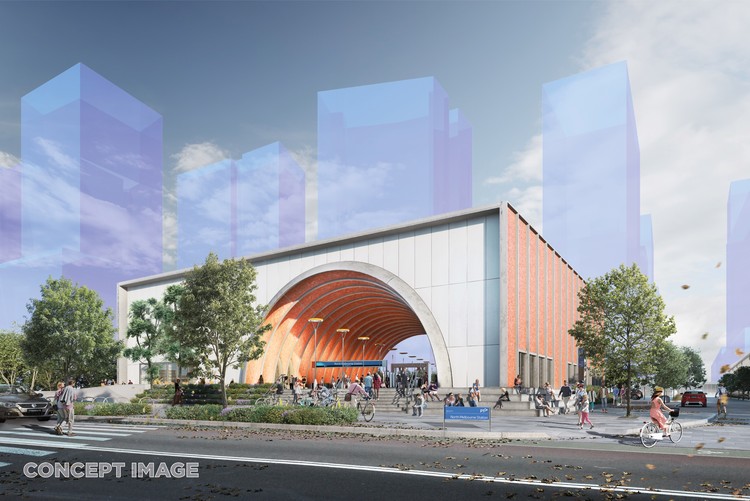 Rogers Stirk Harbour, HASSELL, and Weston Williamson Design Five Metro Stations for Melbourne - Image 2 of 16
