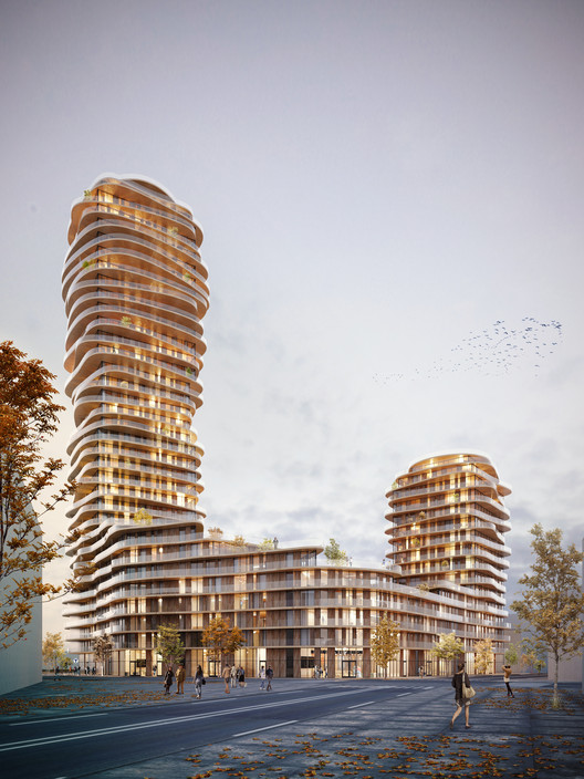 Belatchew Arkitekter 公布斯德哥尔摩拟建 Discus 塔楼效果图 - Imagen 2 de 4