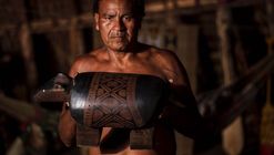 Exposição "Bancos Indígenas do Brasil" no Pavilhão Japonês, no Parque do Ibirapuera