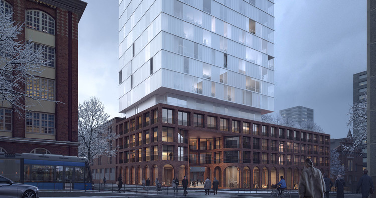 Schauman & Nordgren Lead Competition-Winning Design for Mixed-Use Customs District in Finland - More Images