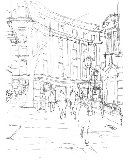 Urban Sketchers in Santiago, Chile: An Invitation to Draw the City Freehand - Image 14 of 22