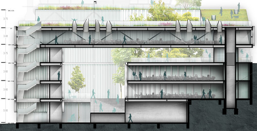 López Montoya Arquitectos, honorable mention in the competition for the future SuperCADE Manitas in Ciudad Bolívar, Colombia López Montoya Arquitectos, honorable mention in the competition for the future SuperCADE Manitas in Ciudad Bolívar, Colombia - Image 26 of 27