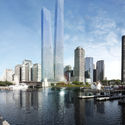 STLArchitects Reveal Competition Design Entry on Former Chicago Spire Site - Facade, Cityscape