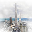 STLArchitects Reveal Competition Design Entry on Former Chicago Spire Site - Facade, Cityscape