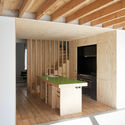 Conversion of a Townhouse in Brussels / Label architecture - Table, Countertop, Beam, Sink